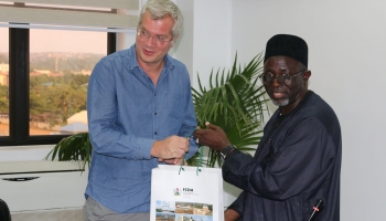 EXECUTIVE SECRETARY RECEIVES UN-HABITAT TASK MANAGER FOR WEST AFRICA.